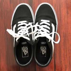 Vans canvas black/white
